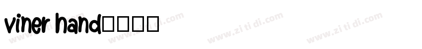 viner hand字体转换